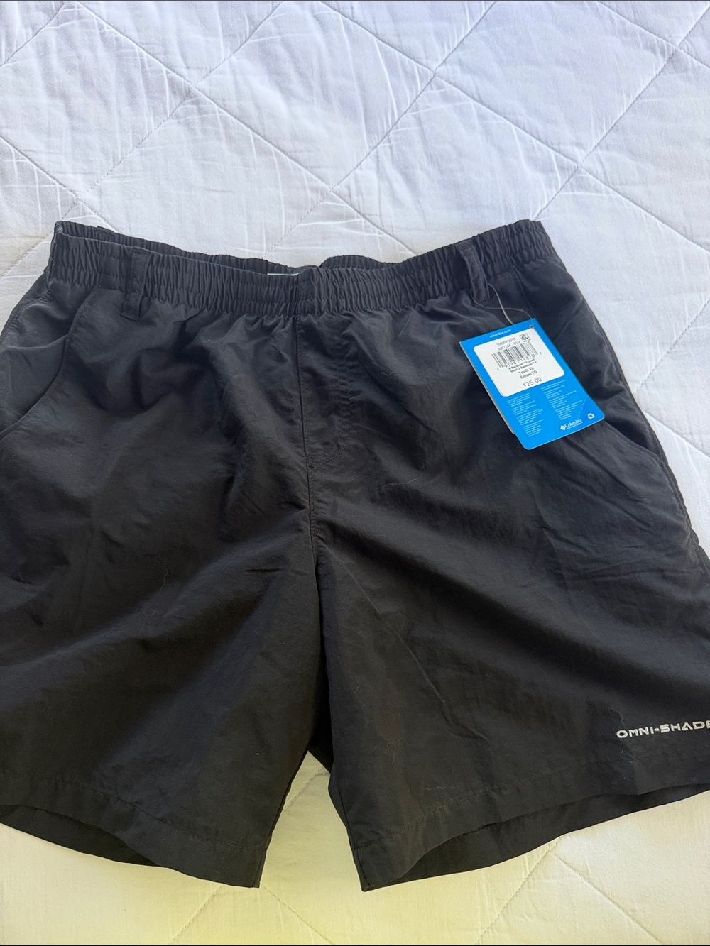 Columbia Black Omni-Shade Athletic Shorts